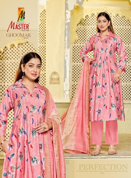 Master ghoomer vol-5 ptinted stiched kurtis wholesale